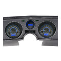 1969 CHEVELLE/ EL CAMINO VHX SYSTEM BLACK ALLOY STYLE FACE BLUE DISPLAY