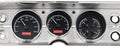 1964 65 CHEVELLE VHX SYSTEM BLACK ALLOY STYLE FACE RED DISPLAY
