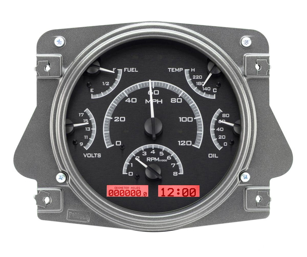 196677 FORD BRONCO VHX SYSTEM BLACK ALLOY STYLE FACE RED DISPLAY