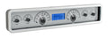 RECTANGLE UNIVERSAL VHX SYSTEM SILVER ALLOY STYLE FACE BLUE DISPLAY