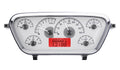 195355 FORD F100 VHX SYSTEM SILVER ALLOY STYLE FACE RED DISPLAY