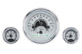 TRIPLE ROUND UNIVERSAL VHX SYSTEM SILVER ALLOY STYLE FACE WHITE DISPLAY