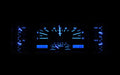 1939 CHEVY CAR VHX SYSTEM BLACK ALLOY STYLE FACE BLUE DISPLAY