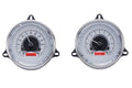 1954 CHEVY TRUCK VHX SYSTEM SILVER ALLOY STYLE FACE RED DISPLAY