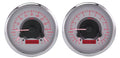 1954 CHEVY TRUCK VHX SYSTEM SILVER ALLOY STYLE FACE RED DISPLAY