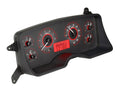 198789 MUSTANG VHX SYSTEM CARBON FIBER STYLE FACE RED DISPLAY