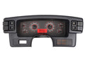 198789 MUSTANG VHX SYSTEM CARBON FIBER STYLE FACE RED DISPLAY