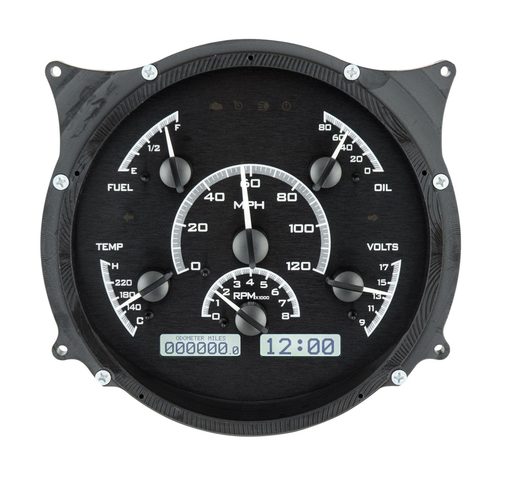 196166 FORD PICKUP VHX SYSTEM BLACK ALLOY STYLE FACE WHITE DISPLAY