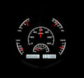 196166 FORD PICKUP VHX SYSTEM BLACK ALLOY STYLE FACE WHITE DISPLAY