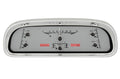 196063 FORD FALCON VHX SYSTEM SILVER ALLOY STYLE FACE RED DISPLAY