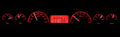 196667 CHEVY NOVA VHX SYSTEM BLACK ALLOY STYLE FACE RED DISPLAY