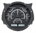 196677 FORD BRONCO VHX SYSTEM BLACK ALLOY STYLE FACE WHITE DISPLAY