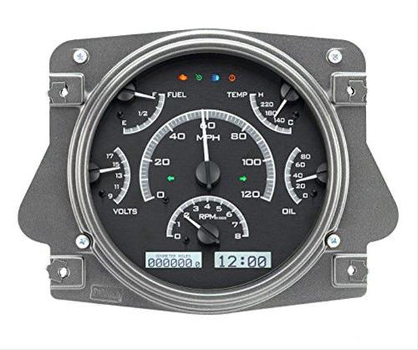 196677 FORD BRONCO VHX SYSTEM BLACK ALLOY STYLE FACE WHITE DISPLAY