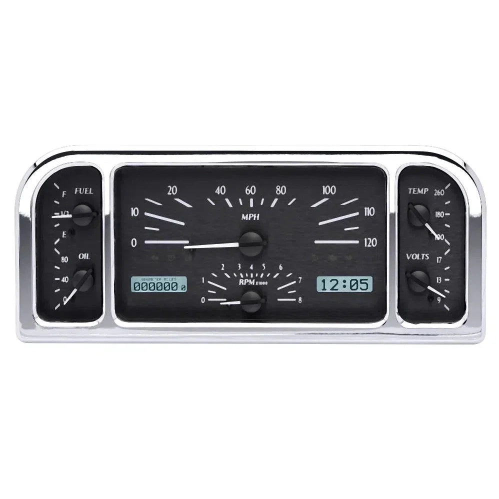 193738 FORD CAR VHX SYSTEM BLACK ALLOY STYLE FACE RED DISPLAY