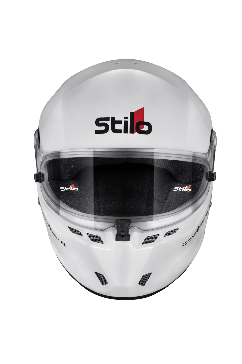 STILO ST6 FN COMPOSITE WHITE AUTO RACING HELMET 63 SA2025