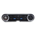 196566 CADILLAC VHX SYSTEM SILVER ALLOY STYLE FACE RED DISPLAY
