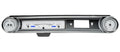 196566 CADILLAC VHX SYSTEM SILVER ALLOY STYLE FACE BLUE DISPLAY