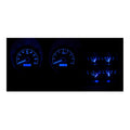 1968 CAMARO W/ CONSOLE GAUGES VHX SYSTEM SILVER ALLOY STYLE FACE RED DISPLAY
