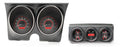 1967 CAMARO W/ CONSOLE GAUGES VHX SYSTEM CARBON FIBER STYLE FACE RED DISPLAY