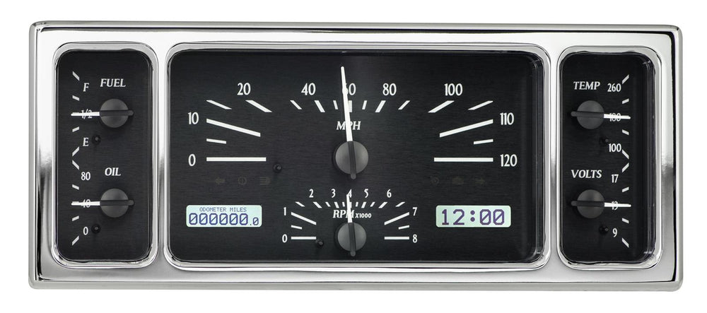 193536 1939 FORD CAR VHX SYSTEM BLACK ALLOY STYLE FACE WHITE DISPLAY