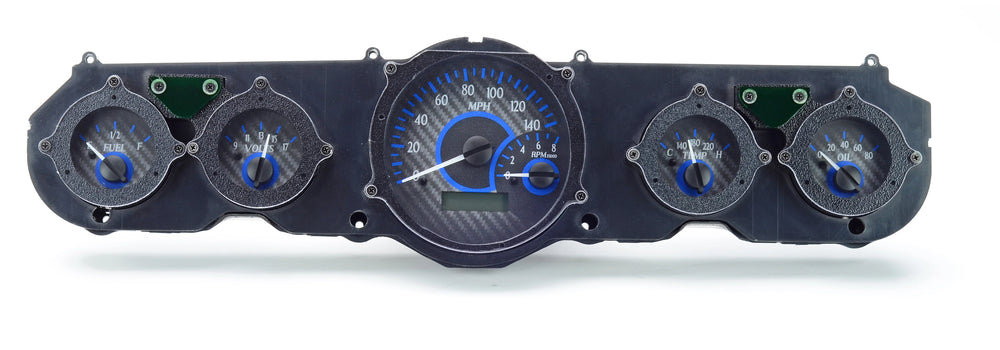196566 MUSTANG VHX SYSTEM BLACK ALLOY STYLE FACE RED DISPLAY