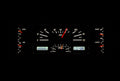 1940 CHEVY CAR VHX SYSTEM BLACK ALLOY STYLE FACE WHITE DISPLAY