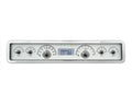 RECTANGLE UNIVERSAL VHX SYSTEM SILVER ALLOY STYLE FACE WHITE DISPLAY