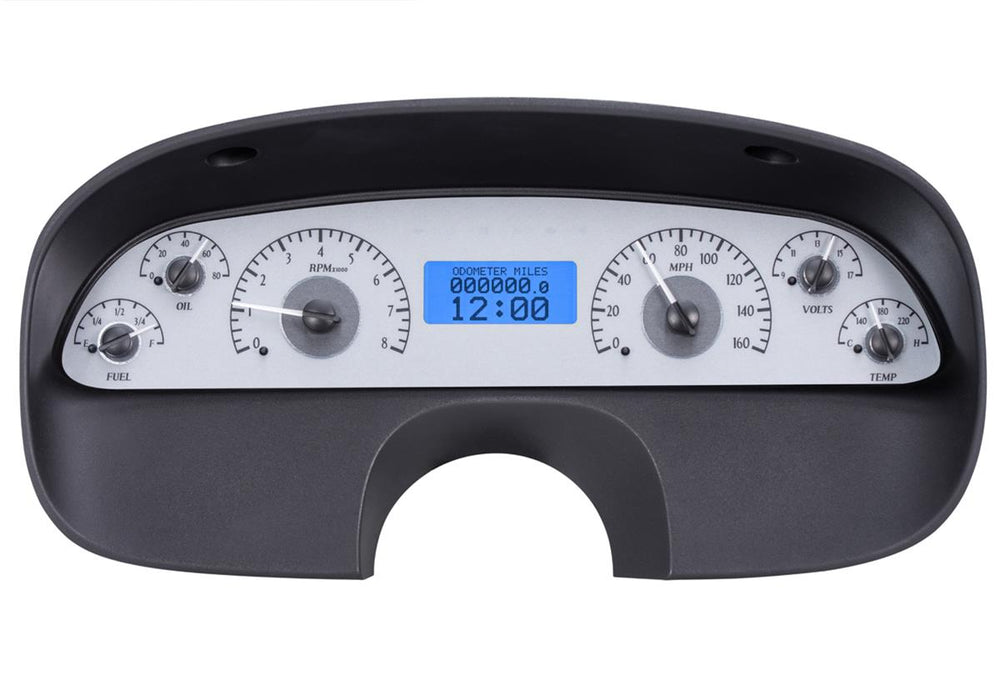 199496 CAPRICE/IMPALA SS VHX SYSTEM SILVER ALLOY STYLE FACE BLUE DISPLAY