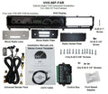 196667 FORD FAIRLANE VHX SYSTEM BLACK ALLOY STYLE FACE RED DISPLAY