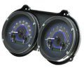196768 CAMARO/FIREBIRD VHX SYSTEM SILVER ALLOY STYLE FACE BLUE DISPLAY