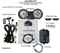 196667 CUTLASS VHX SYSTEM BLACK ALLOY STYLE FACE BLUE DISPLAY
