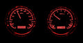 DUAL ROUND UNIVERSAL VHX SYSTEM BLACK ALLOY STYLE FACE RED DISPLAY
