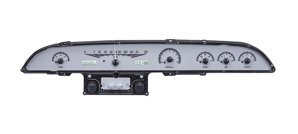 1962 FORD GALAXIE VHX SYSTEM SILVER ALLOY STYLE FACE RED DISPLAY