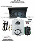 198894 CHEVY PICKUP VHX SYSTEM SILVER ALLOY STYLE FACE RED DISPLAY