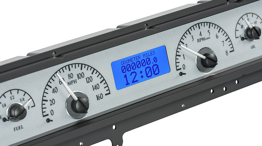 196667 FORD FAIRLANE VHX SYSTEM SILVER ALLOY STYLE FACE WHITE DISPLAY