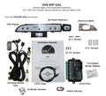 1960 FORD GALAXIE VHX SYSTEM SILVER ALLOY STYLE FACE WHITE DISPLAY