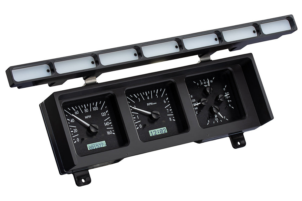 198086 FORD PICKUP VHX SYSTEM SILVER ALLOY STYLE FACE RED DISPLAY