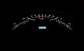 1957 FORD CAR VHX SYSTEM SILVER ALLOY STYLE FACE WHITE DISPLAY