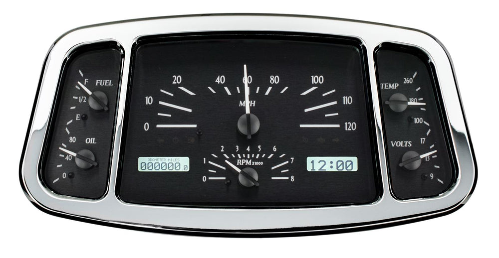 193334 FORD CAR VHX SYSTEM BLACK ALLOY STYLE FACE WHITE DISPLAY
