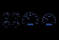 198791 FORD PICKUP VHX SYSTEM SILVER ALLOY STYLE FACE BLUE DISPLAY
