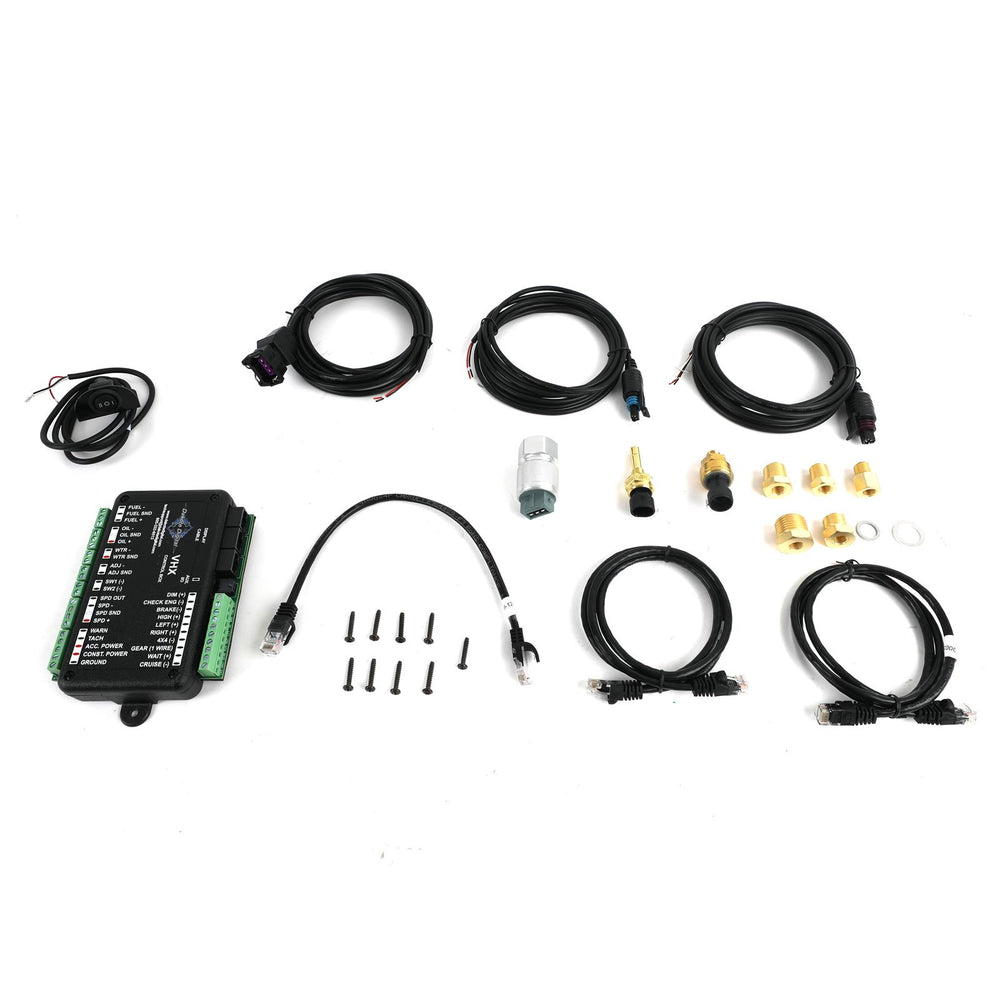 197072 CUTLASS VHX SYSTEM BLACK ALLOY STYLE FACE WHITE DISPLAY