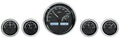 5PIECE ROUND UNIVERSAL VHX SYSTEM BLACK ALLOY STYLE FACE WHITE DISPLAY