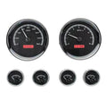 6PIECE ROUND UNIVERSAL VHX SYSTEM SILVER ALLOY STYLE FACE BLUE DISPLAY