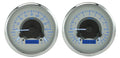 1954 CHEVY TRUCK VHX SYSTEM SILVER ALLOY STYLE FACE BLUE DISPLAY