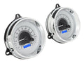 1954 CHEVY TRUCK VHX SYSTEM SILVER ALLOY STYLE FACE BLUE DISPLAY