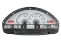1956 FORD CAR VHX SYSTEM SILVER ALLOY STYLE FACE RED DISPLAY