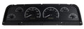 196466 CHEVY PICKUP VHX SYSTEM BLACK ALLOY STYLE FACE WHITE DISPLAY