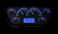 195355 FORD F100 VHX SYSTEM BLACK ALLOY STYLE FACE BLUE DISPLAY