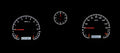 197173 MUSTANG VHX SYSTEM CARBON FIBER STYLE FACE RED DISPLAY