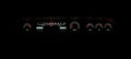 1962 FORD GALAXIE VHX SYSTEM SILVER ALLOY STYLE FACE WHITE DISPLAY